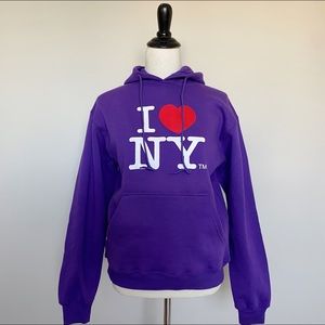NWT Purple  I ❤️ NY Hoodie